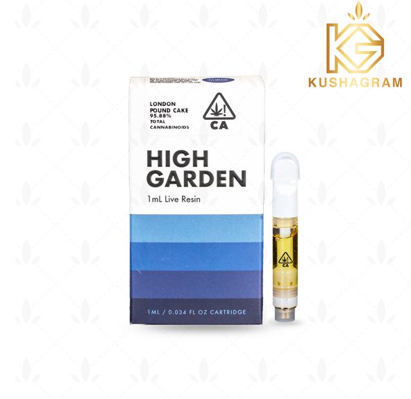 High Garden - London Pound Cake (1ml Pure Live Resin Cartridge) 1g