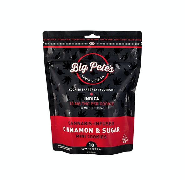 [Big Petes Treats] THC Cookies - 100mg - Cinnamon Sugar (I)