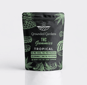 Gummies I Tropical I 50mg I Grounded Gardens I 10pc