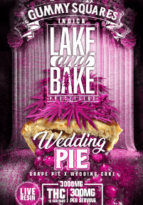 3000mg Live Resin Gummies - Wedding Pie - Indica