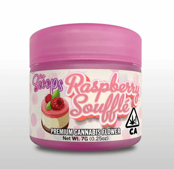 MS. SCOOPS- 7G RASPBERRY SOUFFLE