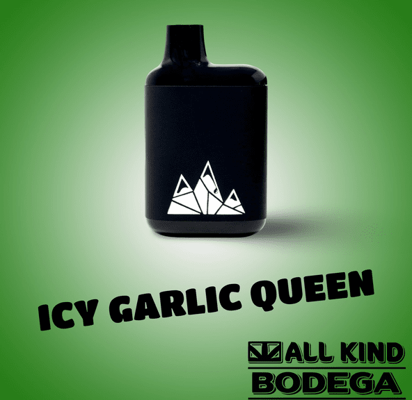 Icy Garlic Queen 1g Disposable Cured Resin Vape Cart (@Pamolab)