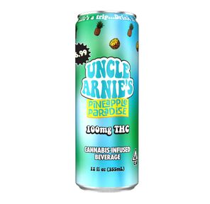 Uncle Arnie's Canned Beverage Pineapple Paradise 100mg