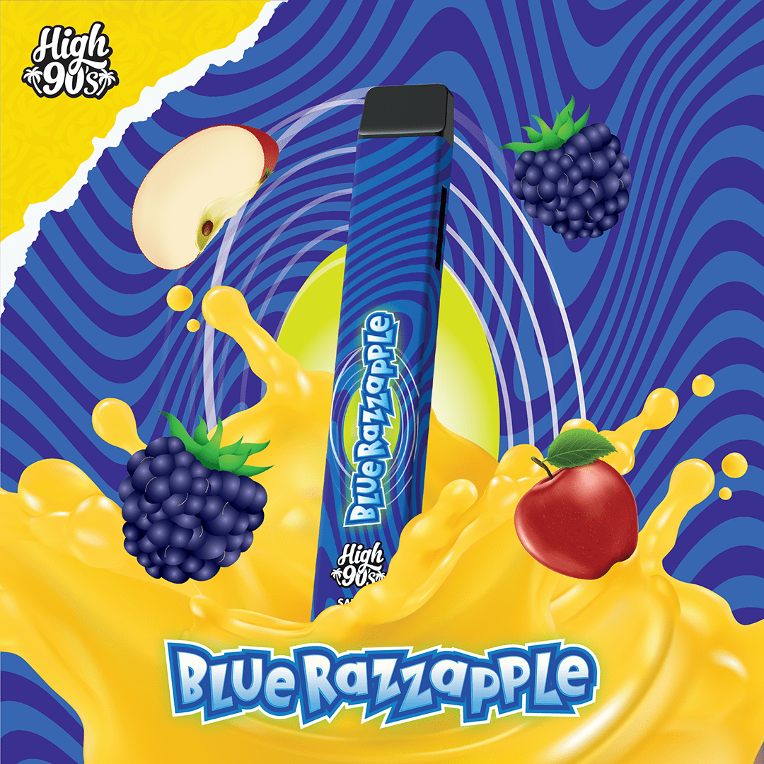 High 90s - Blue Razzapple - 1g AIO