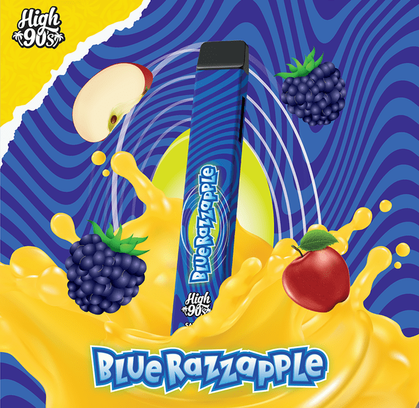 High 90s - Blue Razzapple - 1g AIO