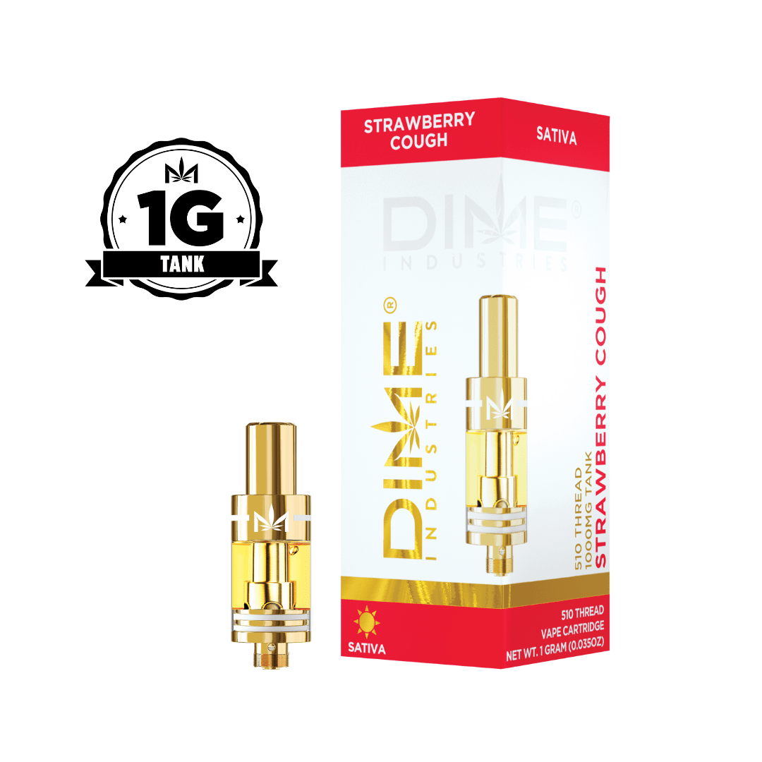 Dime | Vape Cart | 1g | Signature Distillate | Strawberry Cough