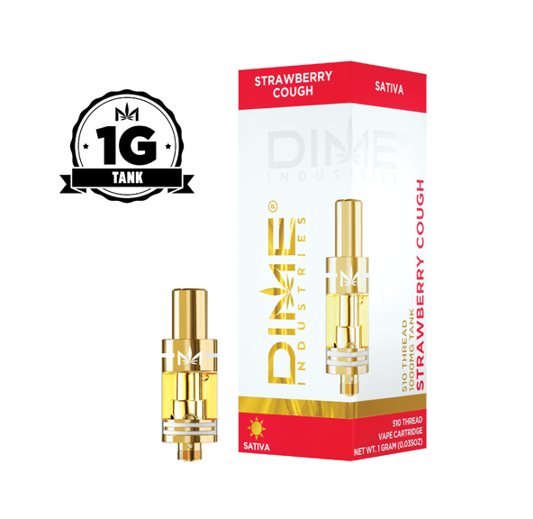 Dime | Vape Cart | 1g | Signature Distillate | Strawberry Cough