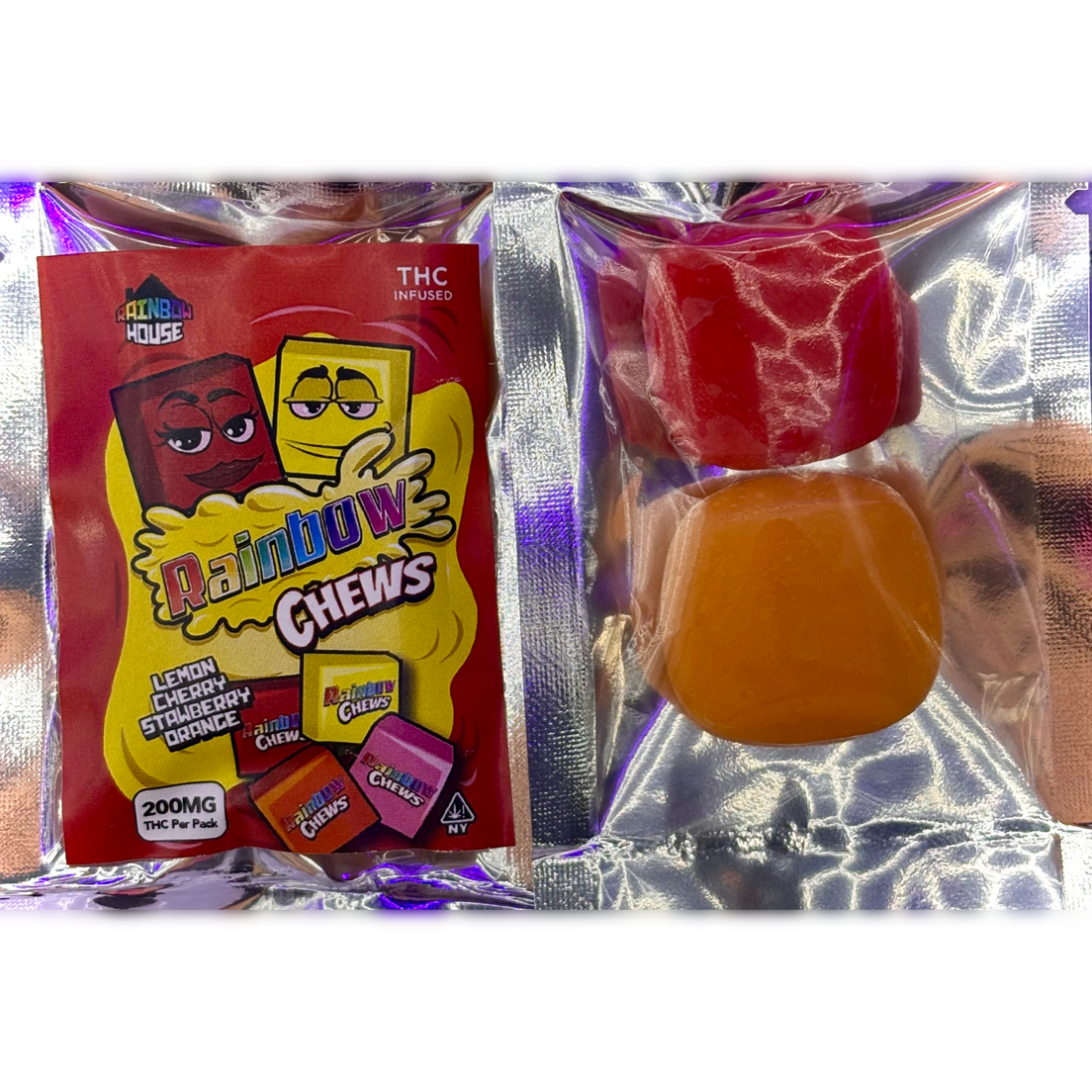 # Rainbow House Rainbow Chews 200mg Dual Pack