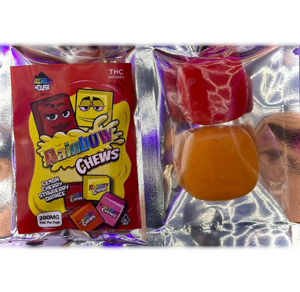 # Rainbow House Rainbow Chews 200mg Dual Pack