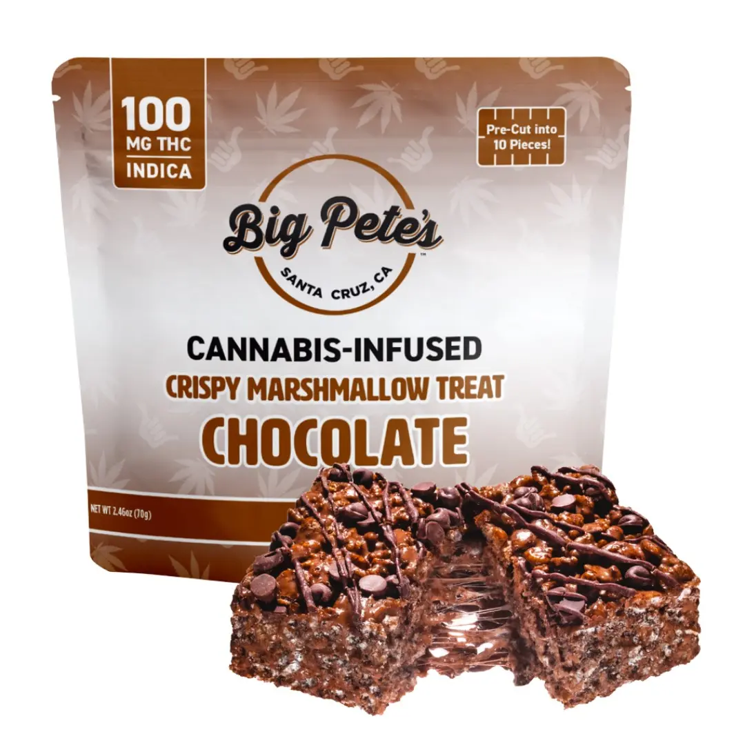 Big Pete's Chocolate Rice Crispy Treat Indica 100mg