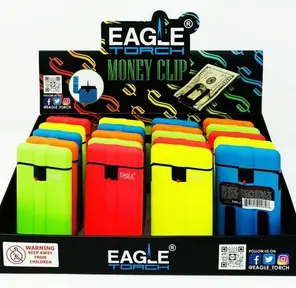 Eagle Torch Lighter Money Clip