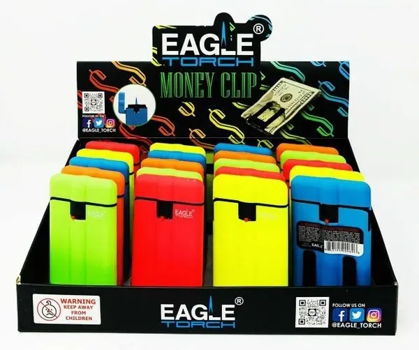 Eagle Torch Lighter Money Clip