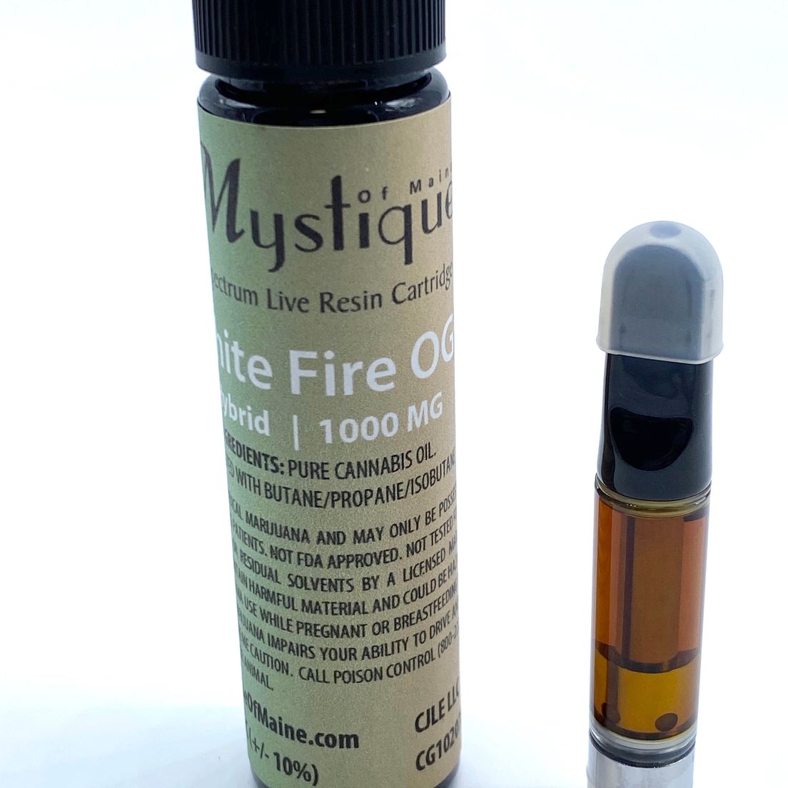 1g White Fire OG- Live Resin Cart