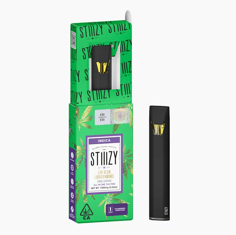 Stiiizy Live Resin AIO Vape Strawberry Shortcake 1g