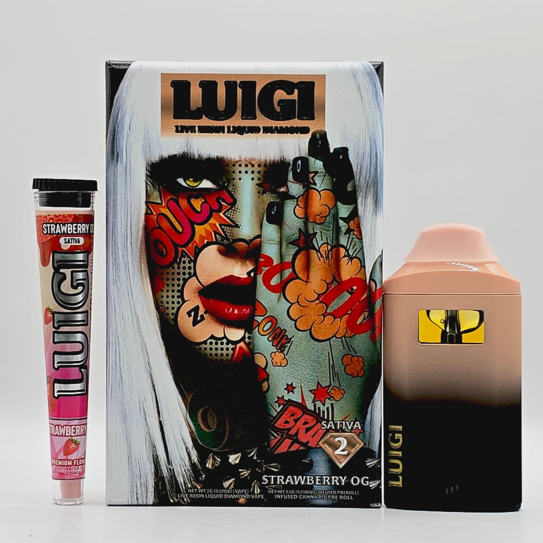 Luigi - Disposable - Strawberry OG - 2G