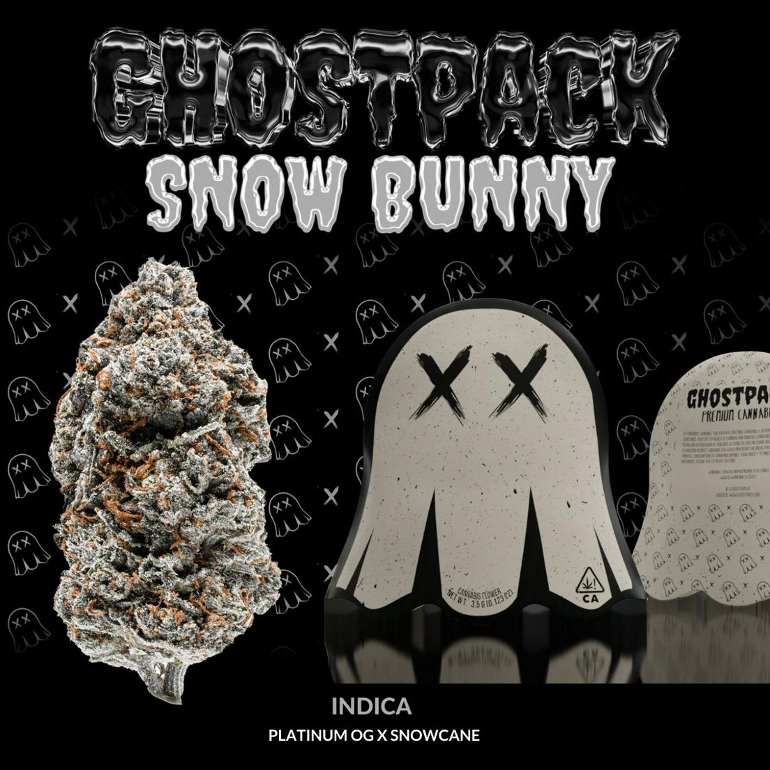 Ghostpack - Snow Bunny - Exotic Indoor Flower 3.5g