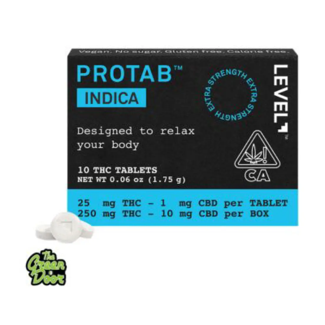 LEVEL - PROTAB INDICA - 10pk (27mg THC ea)