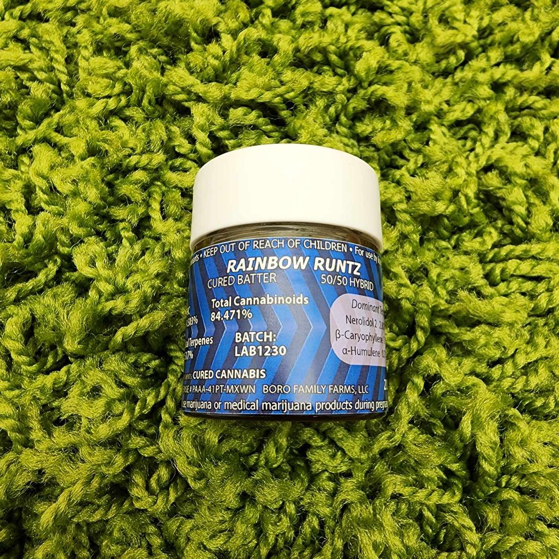 Boro 28g Baller Jar - Rainbow Runtz