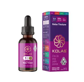 Kolas Tincture Relax 1:1 500mg CBD / 500mg THC 30ml