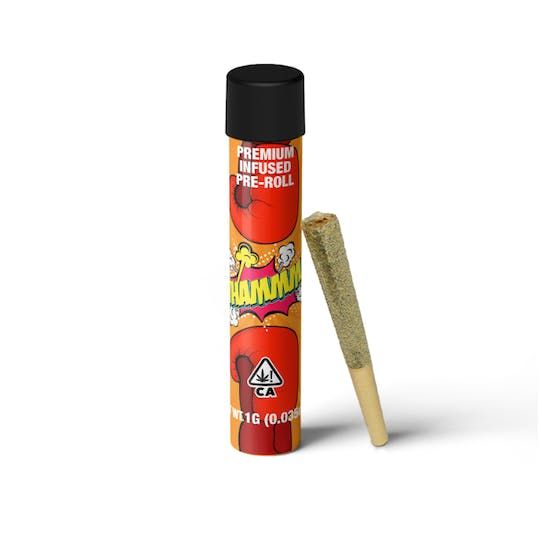 D. Whammm! 1g Premium Infused Pre Roll - Chem Dawg (H)