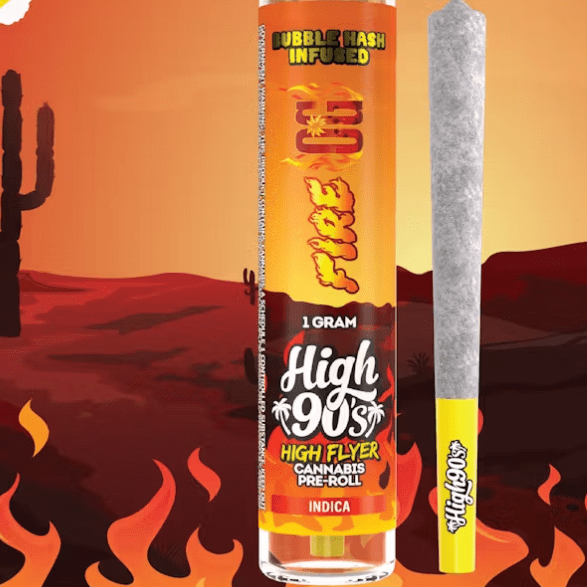 Fire OG High Flyer Bubble Hash Infused Pre-Roll
