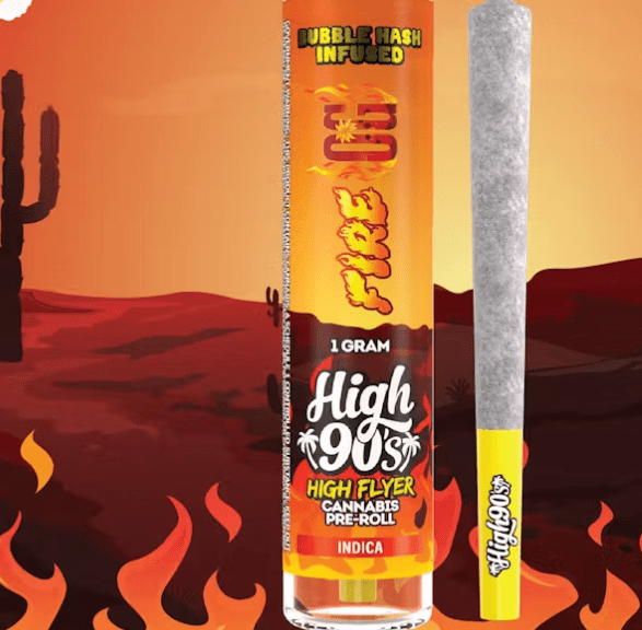 Fire OG High Flyer Bubble Hash Infused Pre-Roll