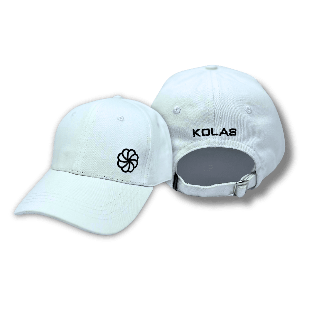 Kolas Branded Hat w/ Pinwheel White