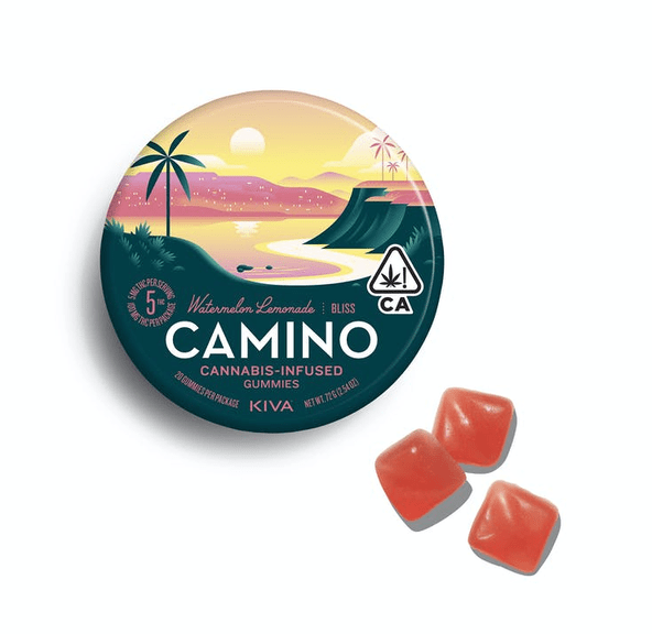 Camino Watermelon Lemonade "Bliss" Gummies - 100mg