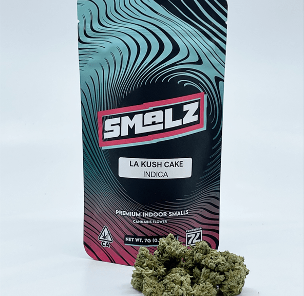 BOGO FREE!!! Seven Leaves Flower 7.0g Pouch Indica LA Kush Cake Smallz