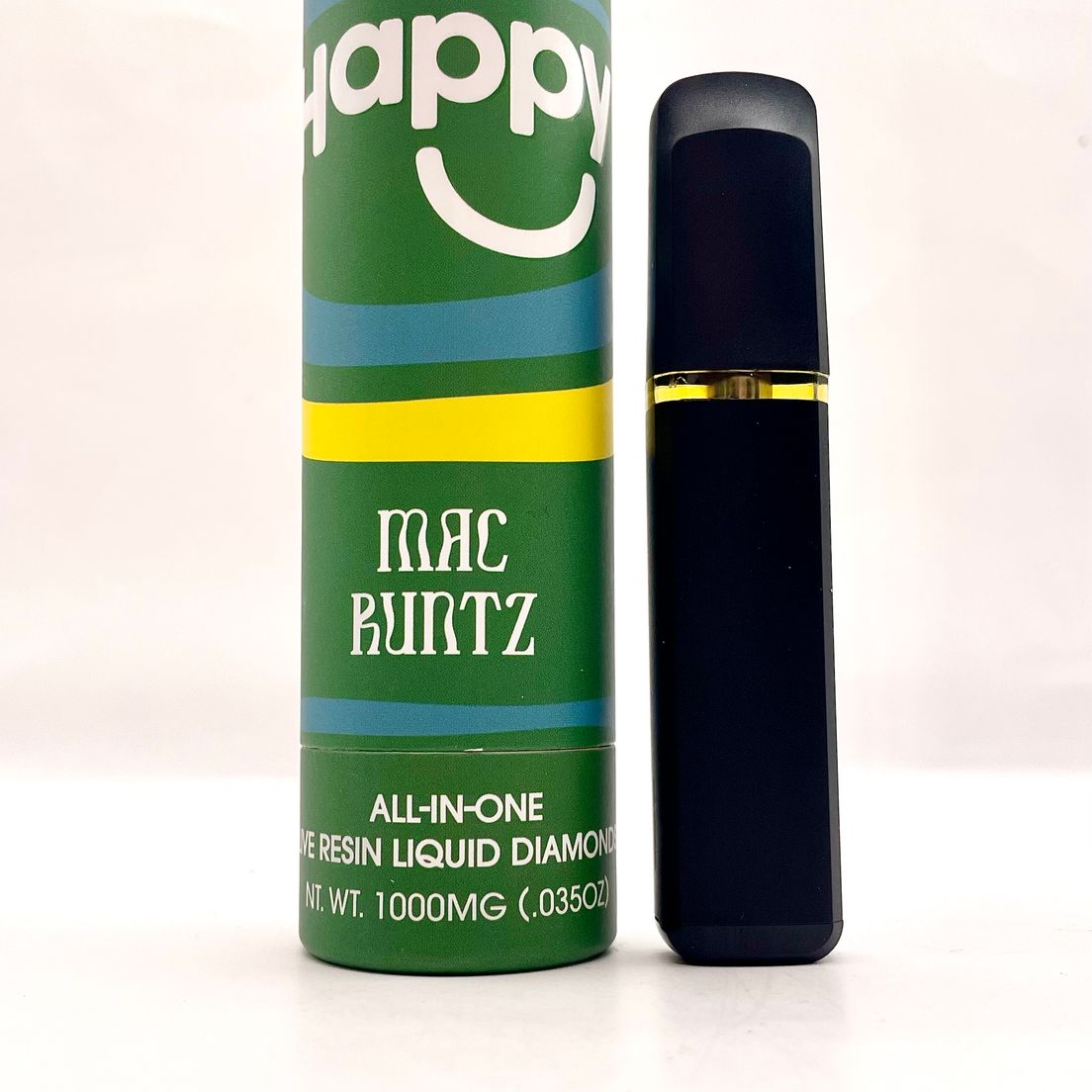 1g Mac Runtz (Hybrid) Live Resin Liquid Diamonds All-In-One Vape - Happy