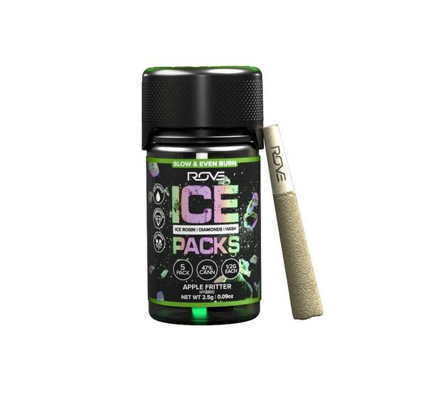 Rove Ice Packs - Apple Fritter 5pk 3x Infused Pr