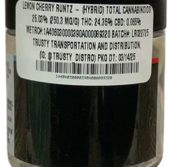 Cannatrust - Lemon Cherry Runtz 3.5g