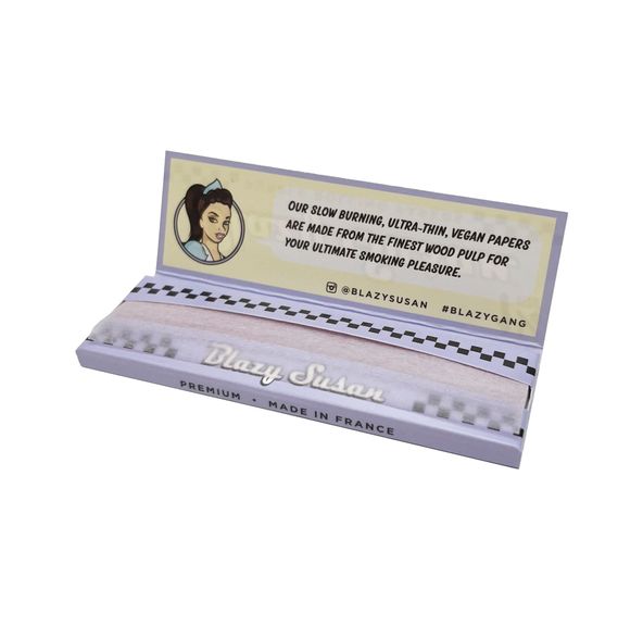 1-1/4 Sized Purple Rolling Papers by Blazy Susan