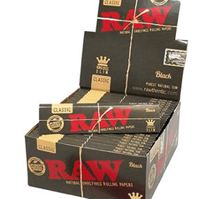 RAW CLASSIC BLACK KING SIZE ROLLING PAPERS