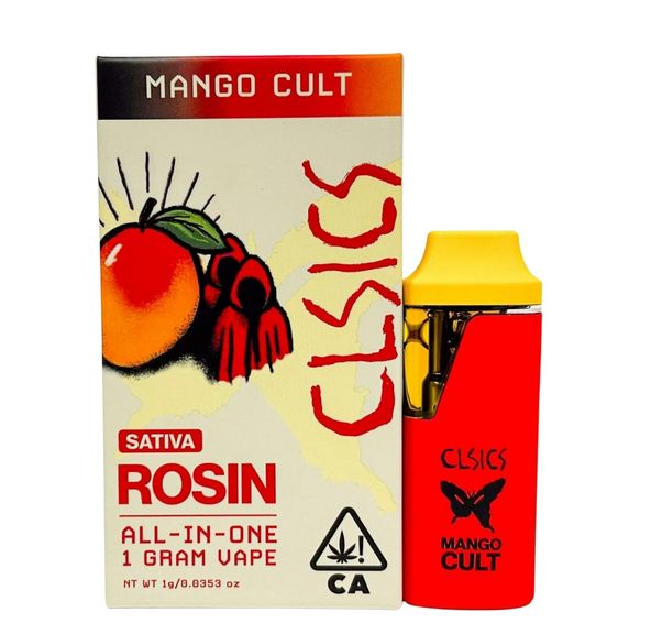 CLSICS Live Rosin AIO Vape Mango Cult 1g