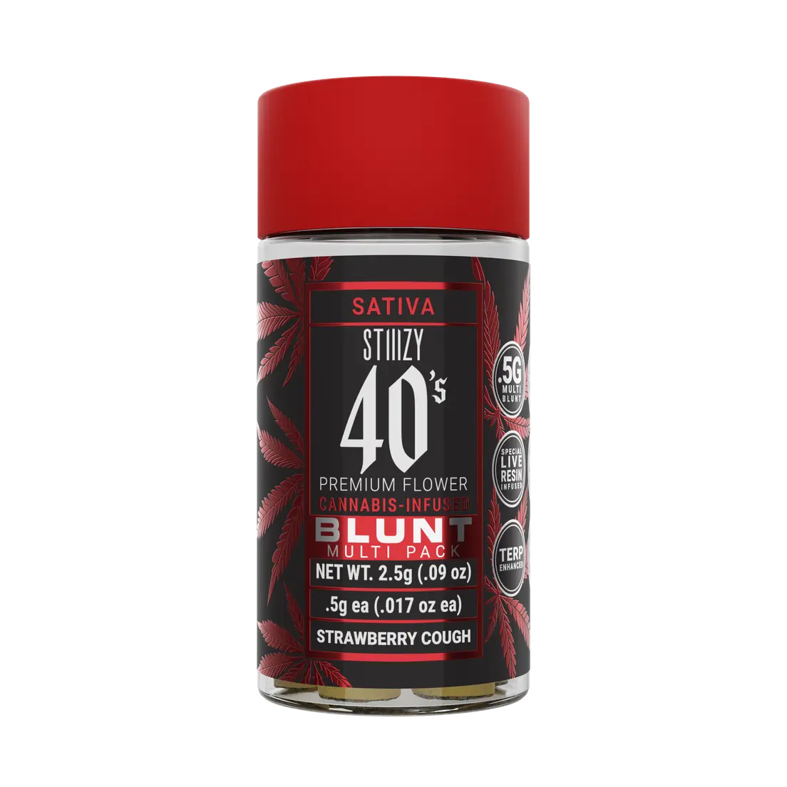 .5G 40S MINI BLUNTS - STRAWBERRY COUGH