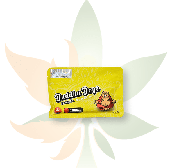 Buddha Boys - 1000mg THC Chocolate Bar - Toffee Crunch