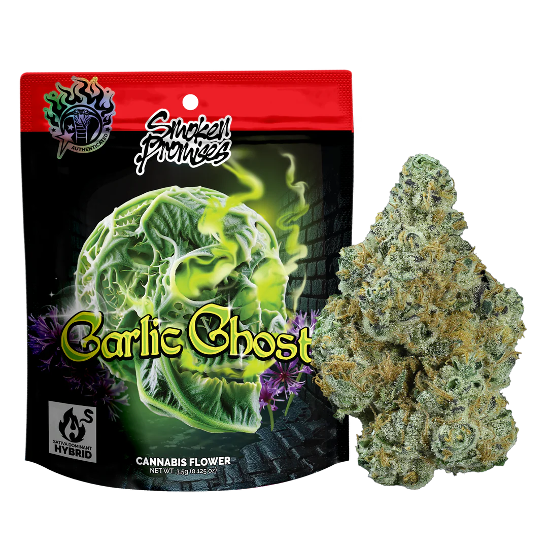 Smoken Promises - Garlic Ghost - 3.5g Flower