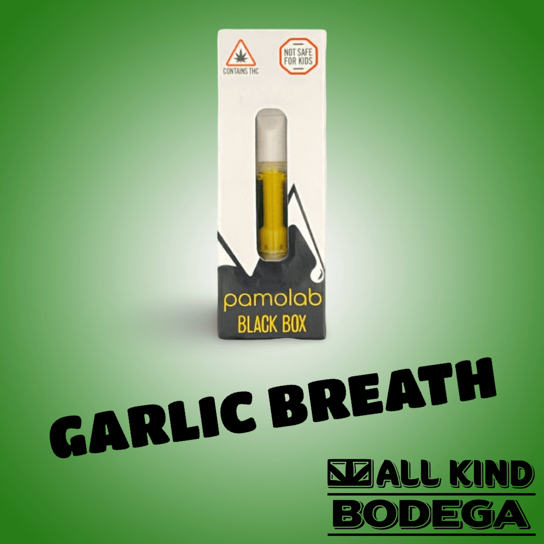 Garlic Breath 1g Cured Resin Vape Cart (@pamolab)