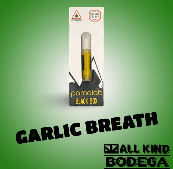Garlic Breath 1g Cured Resin Vape Cart (@pamolab)