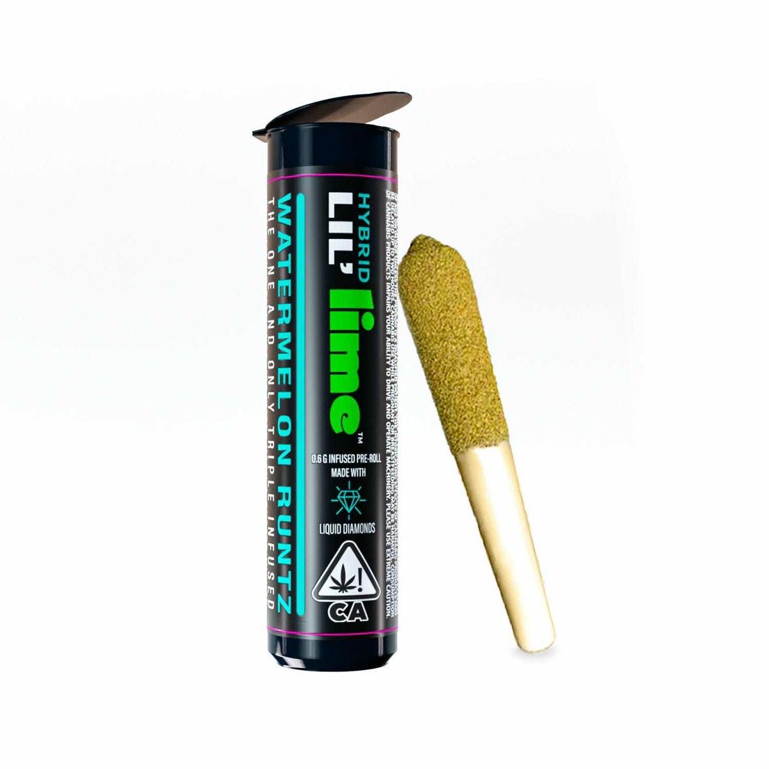Lime Infused Mini Pre-roll Watermelon Runtz .6g