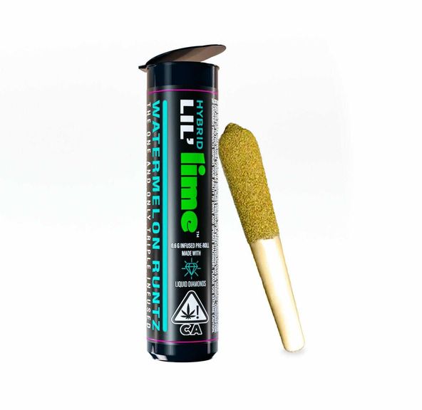 Lime Infused Mini Pre-roll Watermelon Runtz .6g