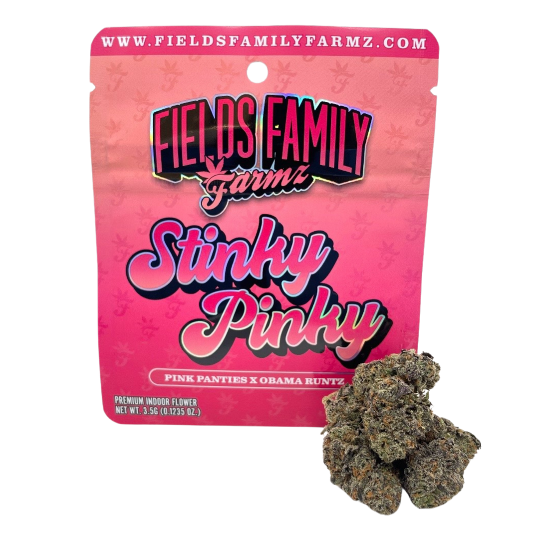 Fields Family Farmz | Flower | 3.5g | Stinky Pinky