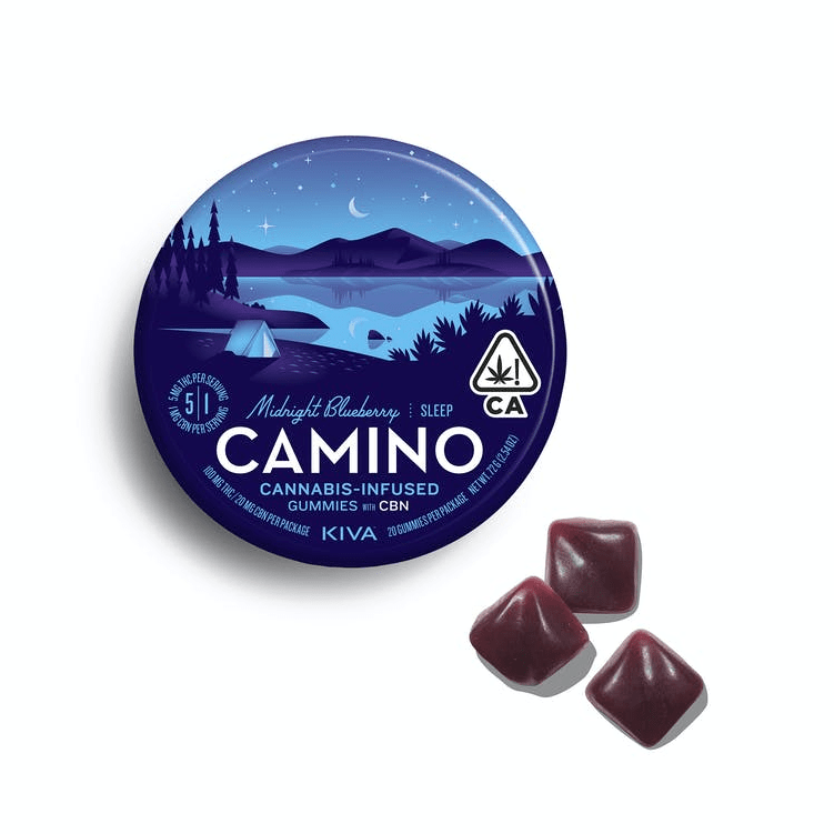 Camino Midnight Blueberry "Sleep" 5:1 THC:CBN Gummies