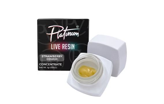 Platinum Live Resin Badder Strawberry Cough 1g