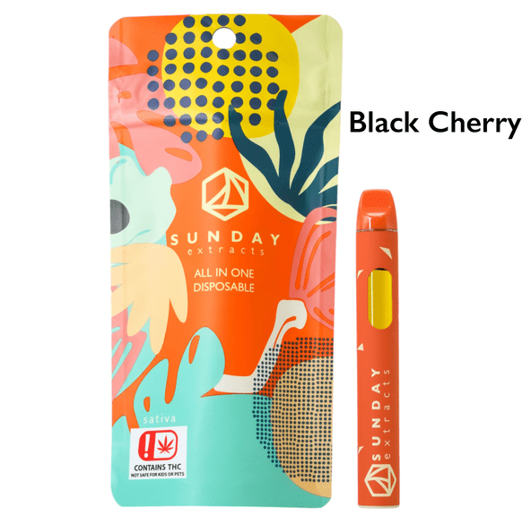 SUNDAY EXTRACTS BLACK CHERRY DISPOSABLE 2G