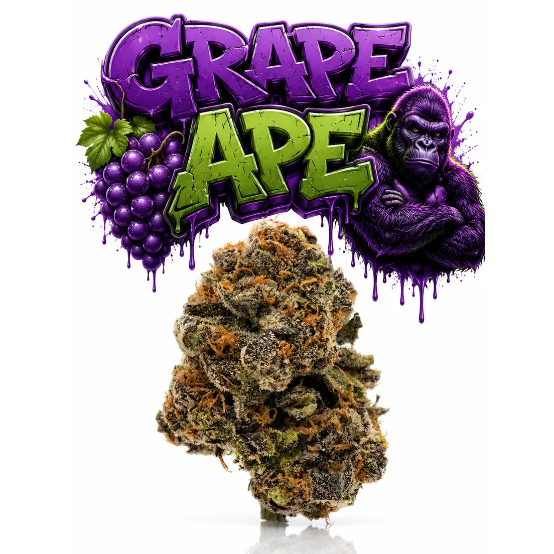 カリフォルニア産インディカ系 Grape Ape Candy 20ml ラス1! GRAPE APE - 14G | INDOOR FLOWER | INDICA at Kings Delivery | Sweede