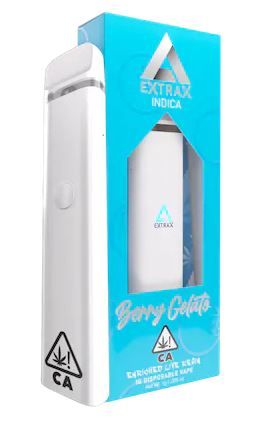 1g Berry Gelato Disposable - Indica | Extrax