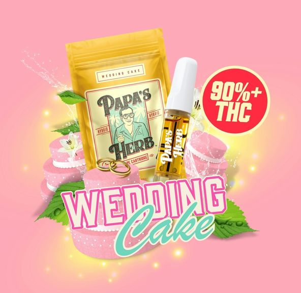 Papa's Herb - Vape Cart - 1g - Wedding Cake