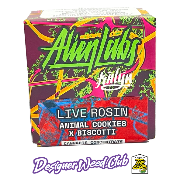 Animal Cookies x Biscotti Live Rosin From Kalya x Alien Labs